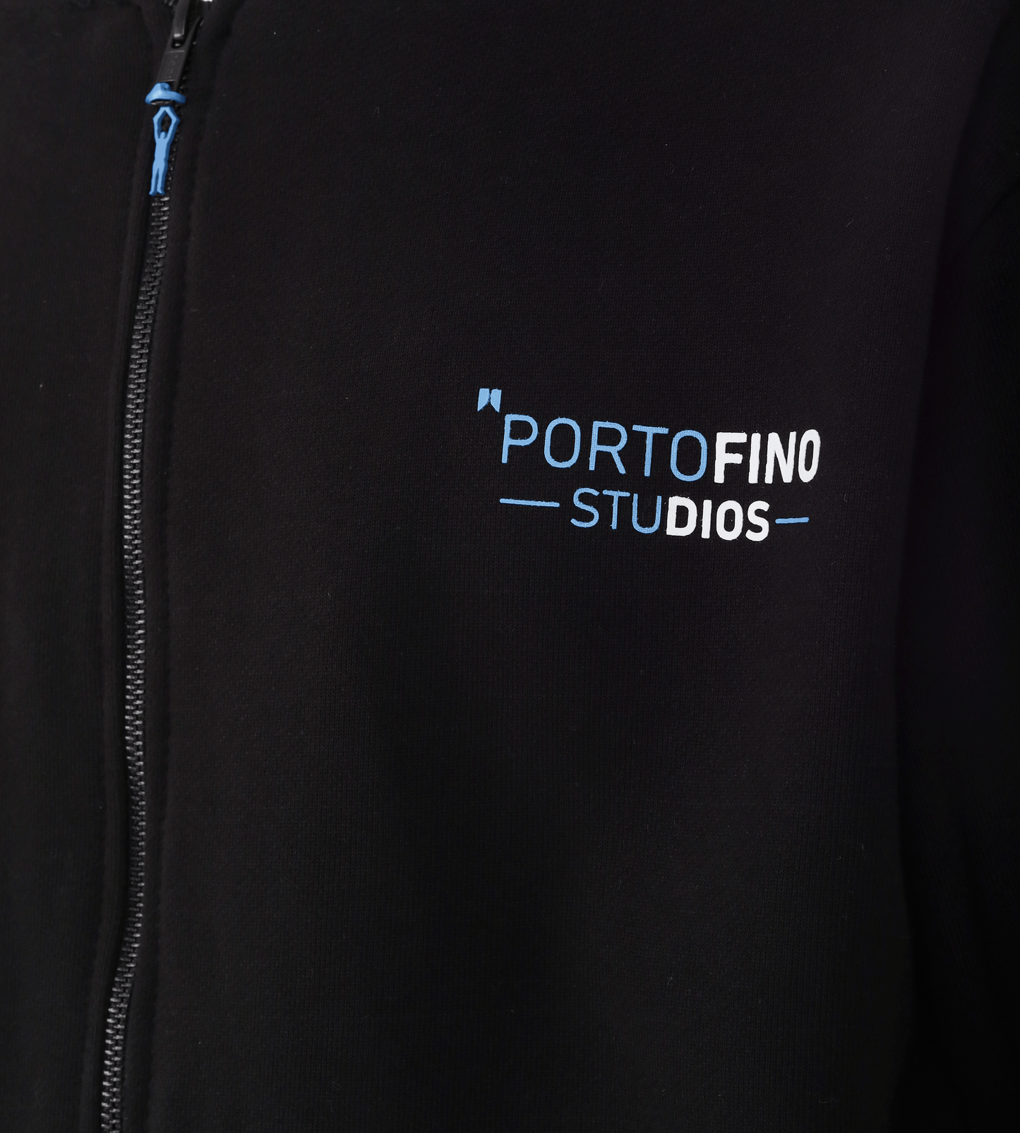 HOODIE BLACK ZIP FEATHERS