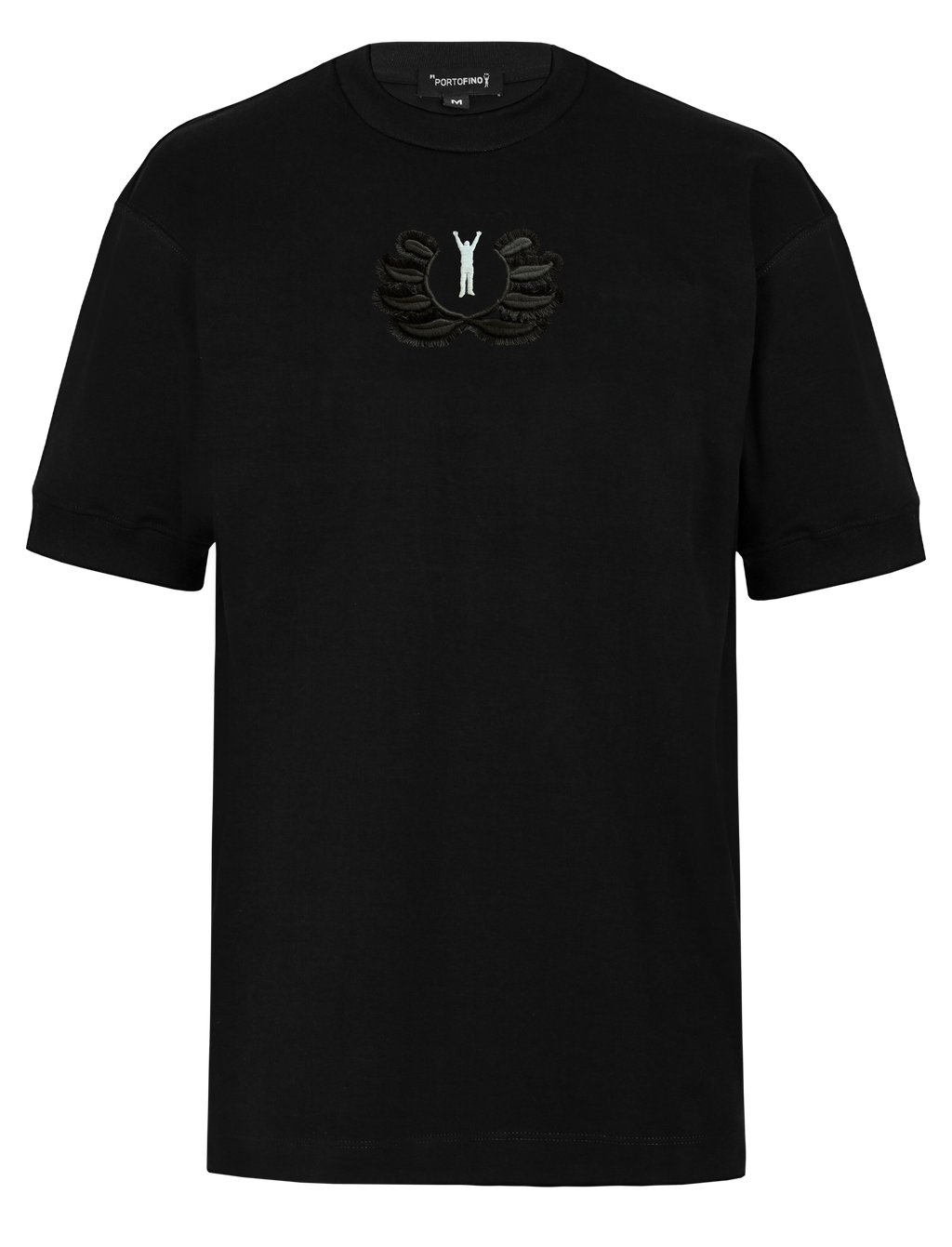 FEATHERS T´SHIRT BLACK