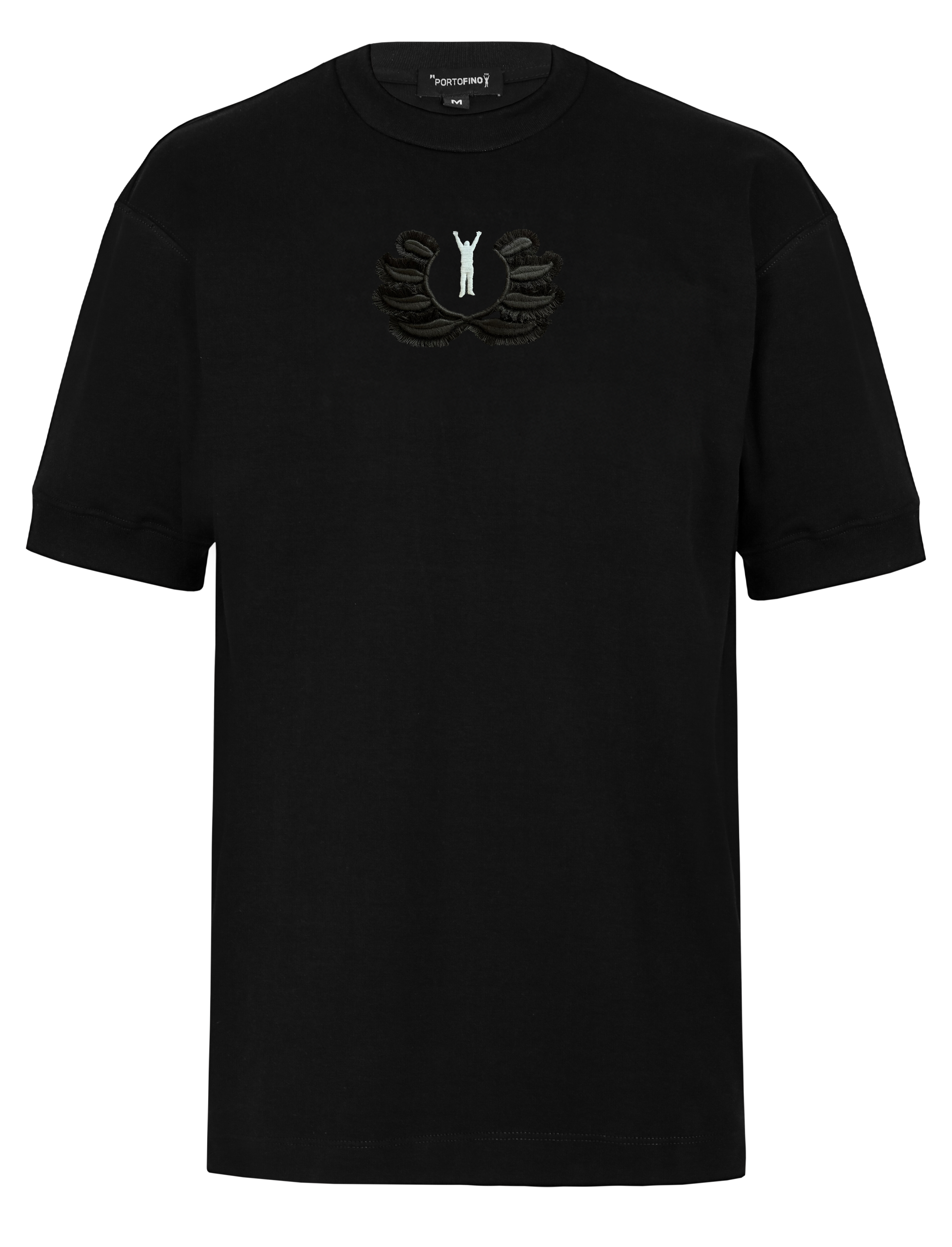 FEATHERS T´SHIRT BLACK