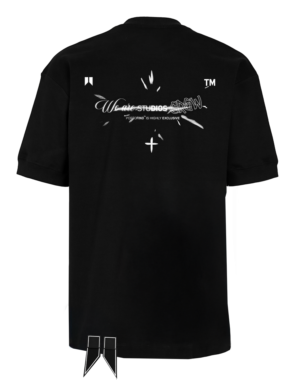 FEATHERS T´SHIRT BLACK