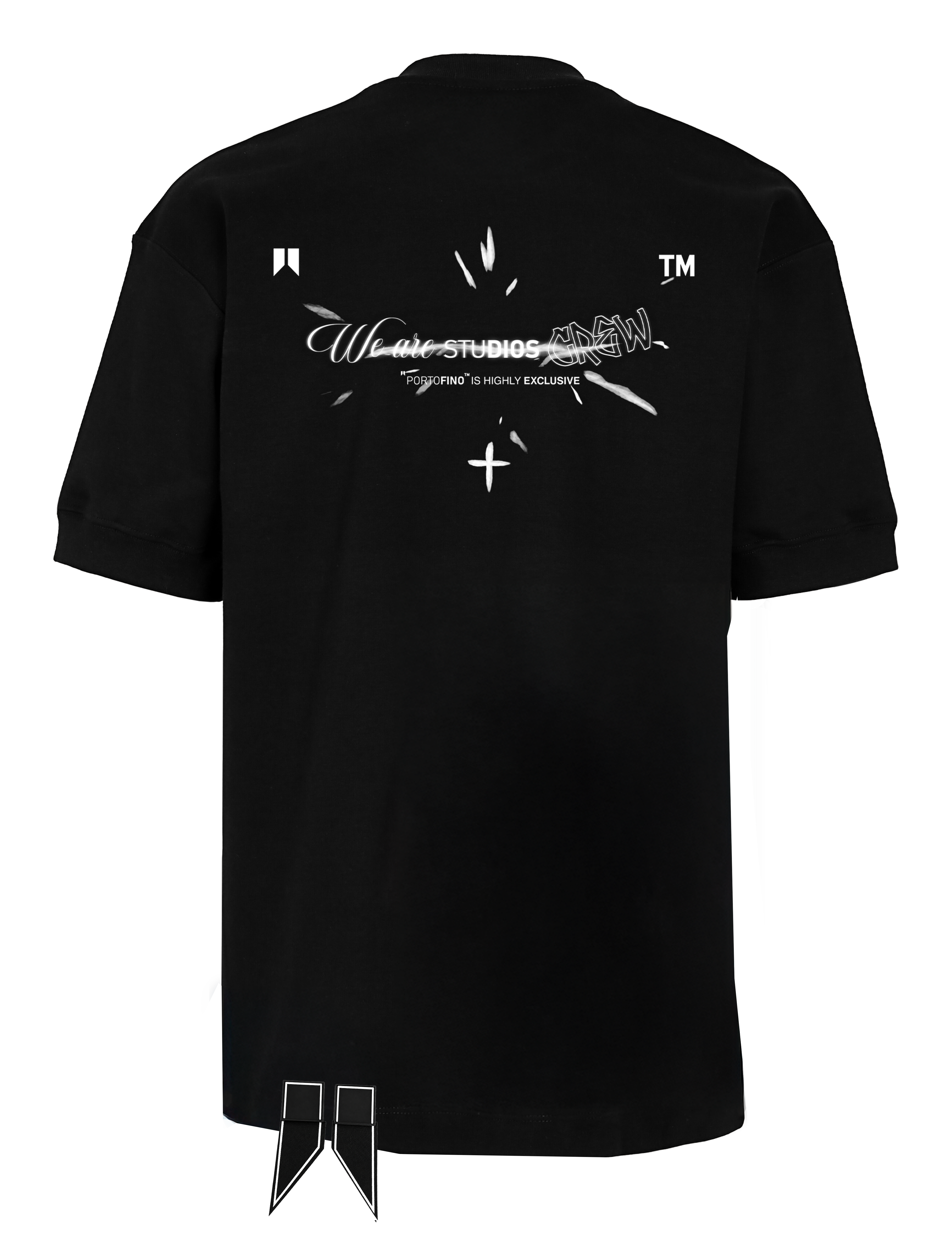 FEATHERS T´SHIRT BLACK