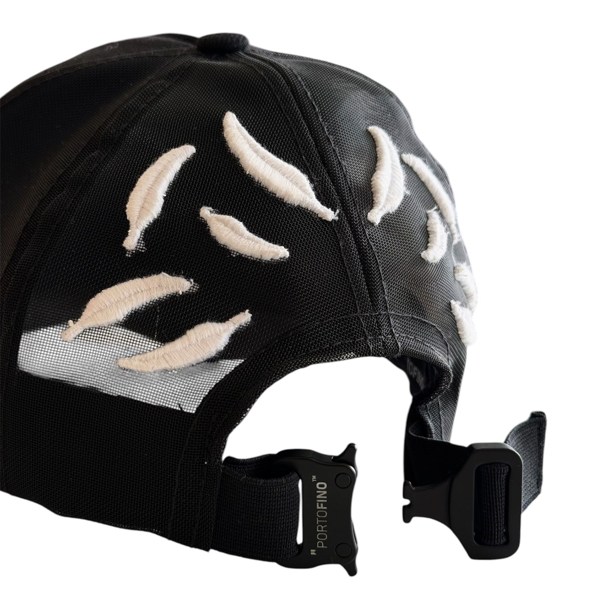 FEATHERS CAP BLACK