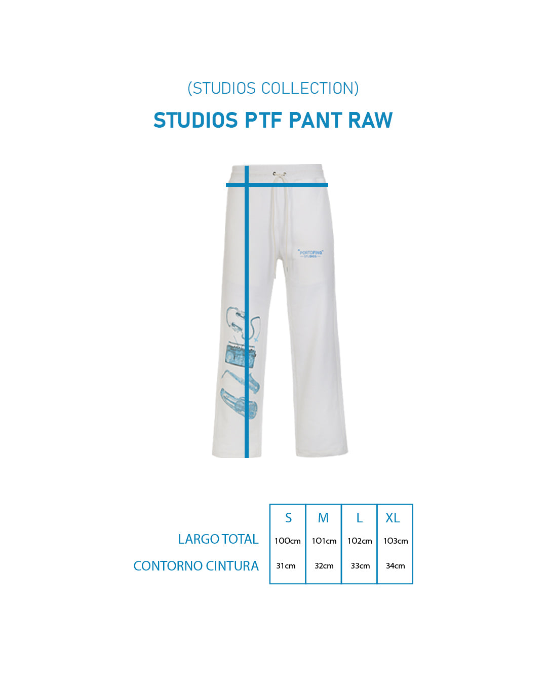 STUDIOS PTF PANT WHITE