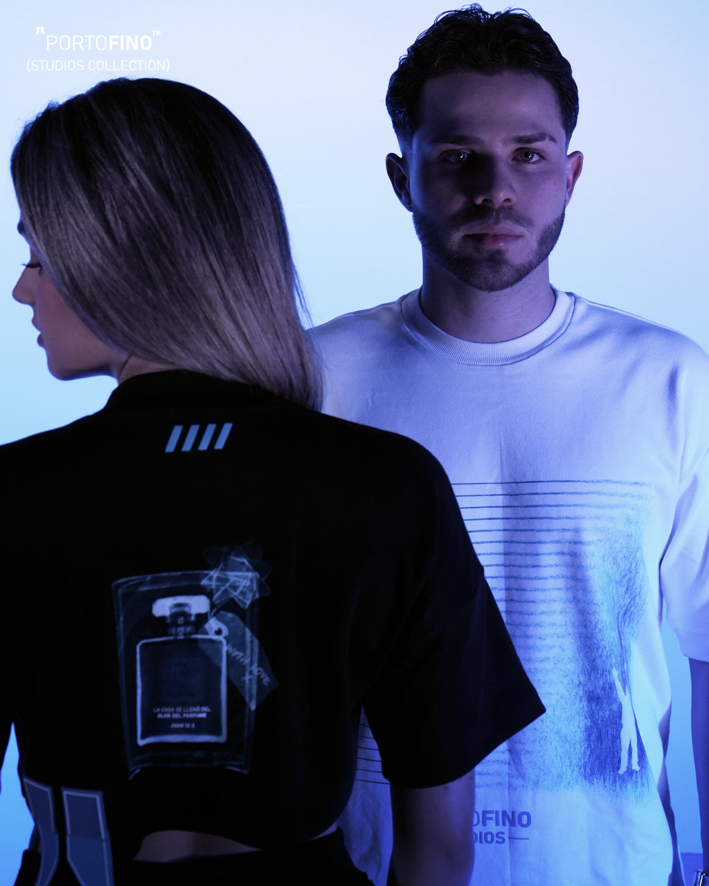 FINO BLUE T´SHIRT WHITE