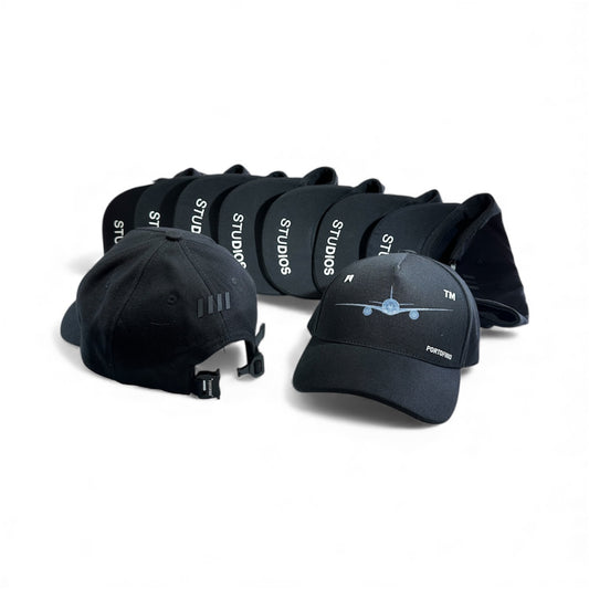 PLANE BLACK CAP