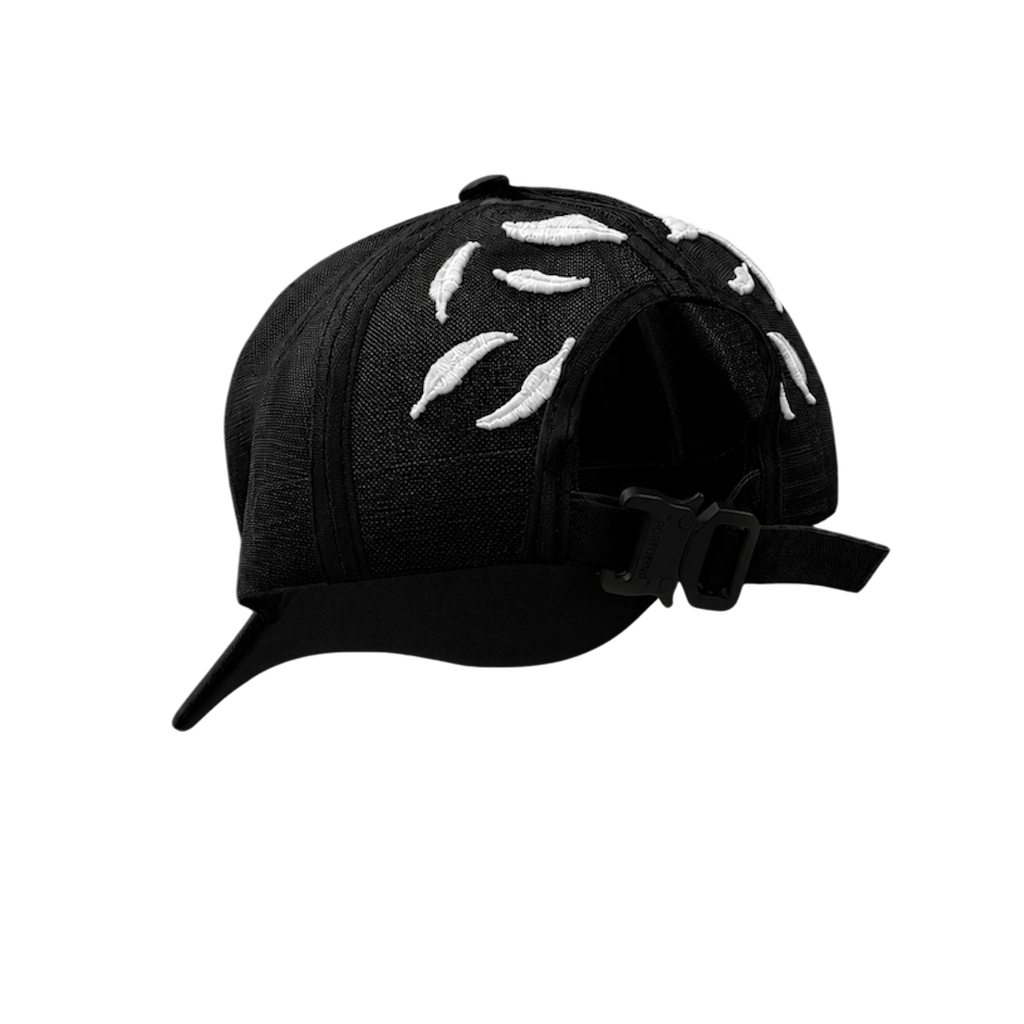 FEATHERS CAP BLACK