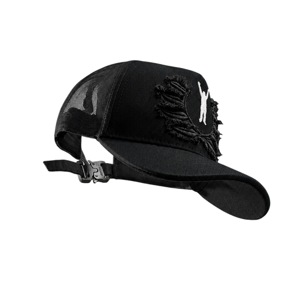 FEATHERS CAP BLACK